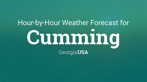 cumming now|Hourly Weather Forecast for Cumming, GA .